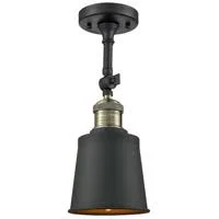 Innovations Lighting Addison 1 Light Sconce 203 BAB M9 BK (Antique Brass)