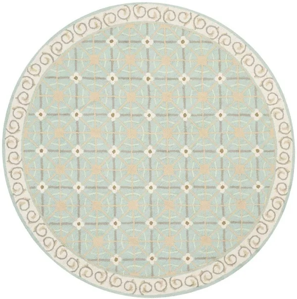 Safavieh Newport NPT443D 2&3x22 x 12& Aquamarine, Beige Rug