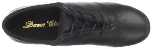 Dance Class Women's CS201 Split Sole Jazz/Clogging Oxford - Black, 7 M US
