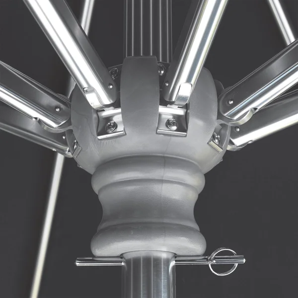 Galtech International - Manual Lift - 7.5' Round Umbrella 61: Ginkgo SR: Silver