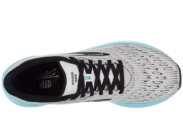 Brooks Men's Hyperion Tempo Running Shoes - Black/White/Aqua