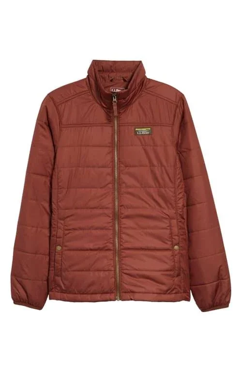 Women's L.L.Bean Women's Mountain Classic Water Repellent Puffer Jacket - Size Small - Burgundy