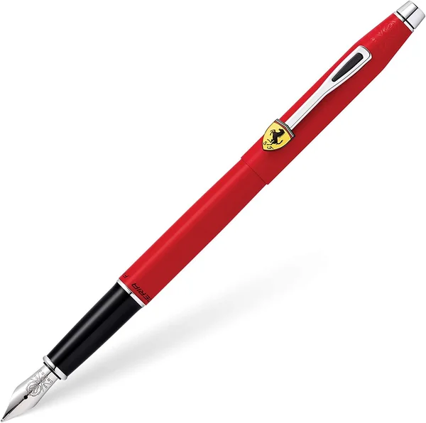Cross Classic Century Scuderia Ferrari Matte Rosso Corsa Red Lacquer Fountain Pen - Fine