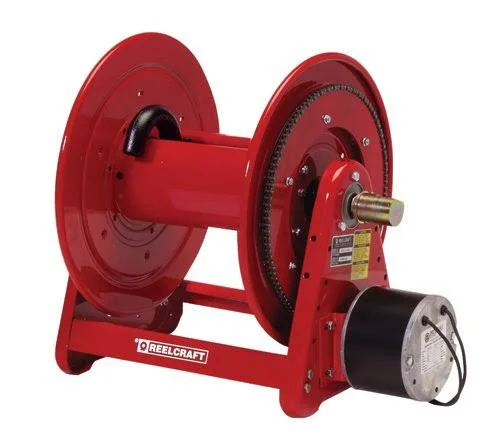 Hose Reel, Motor, 3/4in dia, 100ft, 3000psi Reelcraft EA33112 M12D