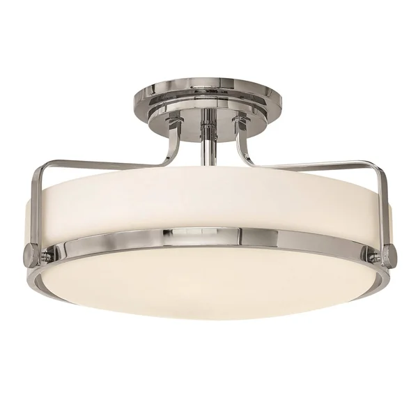 Hinkley Lighting 3643CM Harper Semi Flush Mount Light - Chrome