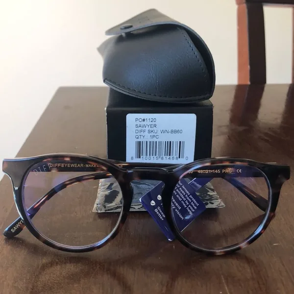 Diff Eyewear Sawyer Blue Light Blocking Glasses - Brown, Women's