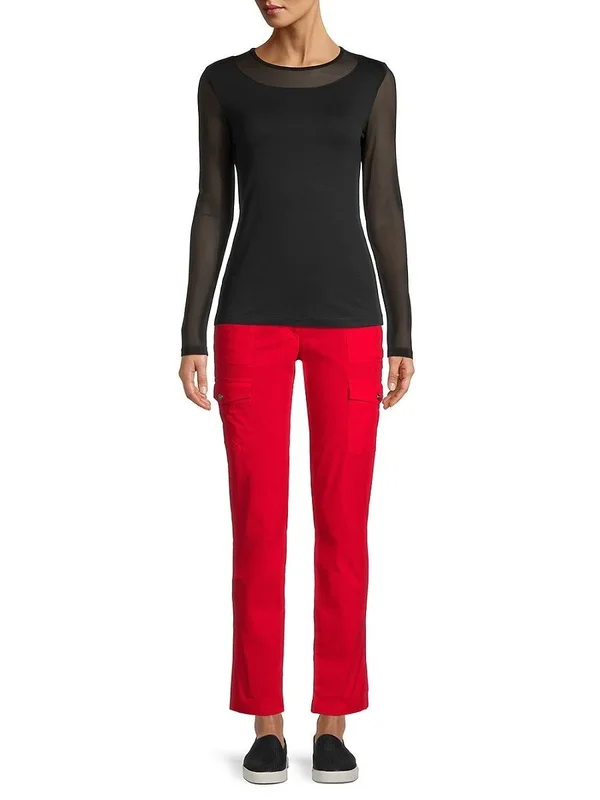 Anatomie Kate Cargo Slim Fit Red Small, Red