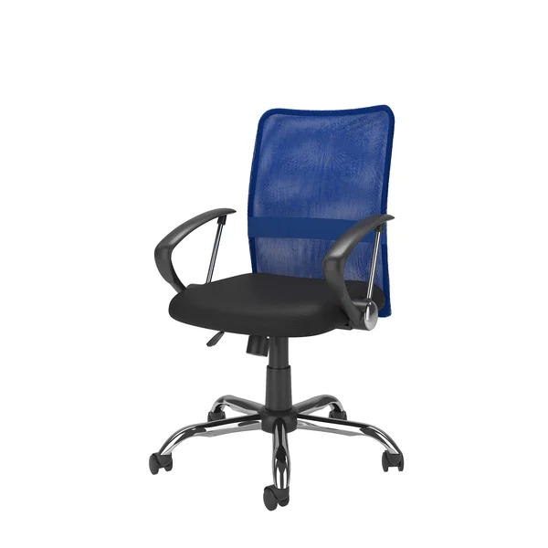 CorLiving Workspace Office Chair with Contoured Blue Mesh Back