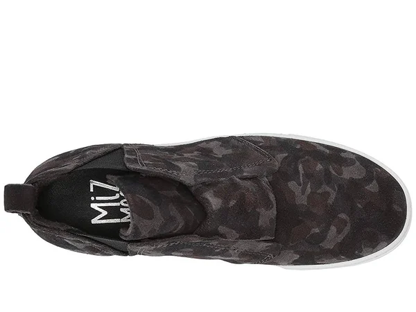 Miz Mooz Laurent Women's Leather Sneaker Grey Camo Size 39