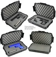 Elephant Cases Waterproof Handgun Case Pistol Case with Pre-Cubed Foam Elephant Elite El012 Gun