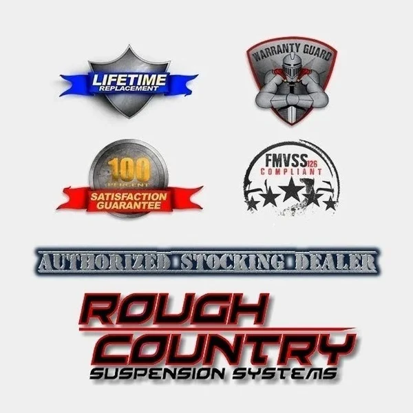 Rough Country Toyota Neoprene Front & Rear Seat Covers (16-20 Tacoma)