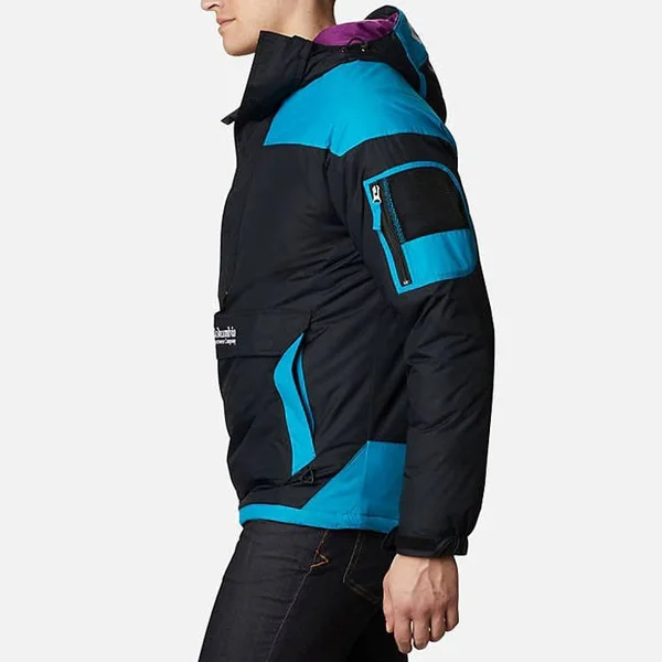Columbia Challenger Pullover - Men's Black/Fjord Blue, XL