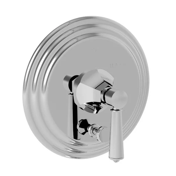 Newport Brass 5-1202BP/03N Balanced Pressure Tub & Shower Diverter Plate with Handle Polished Brass Uncoated Metropole