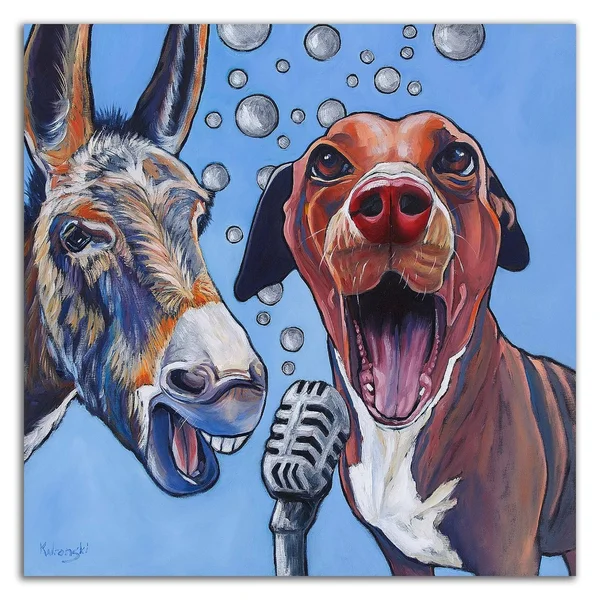 16x22 x 16x22 Harmony by Kathryn Wronski Print on Canvas