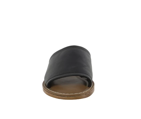 Bella Vita Ros-Italy Slide Sandals - Black Italian Leather
