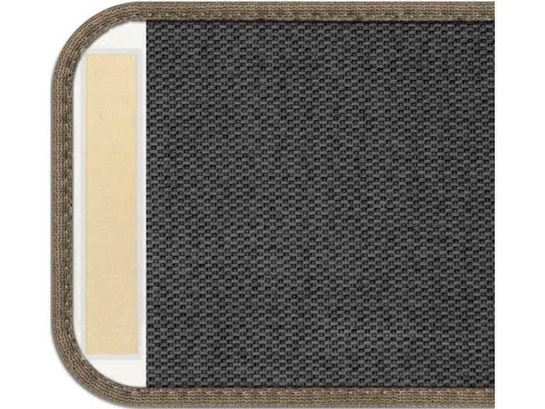 Set of 12 Adhesive Carpet Stair Treads - Pebble Beige - 8 in. x 30 in.