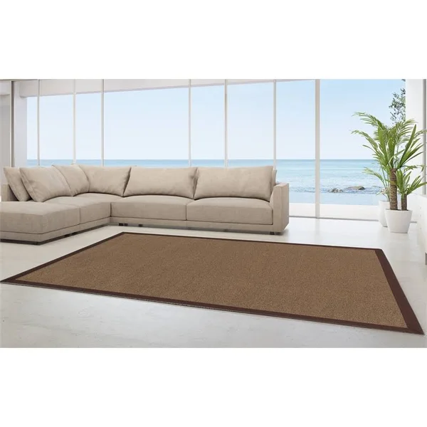 Linon McClure Brown/ Brown Area Rug 9&x12&