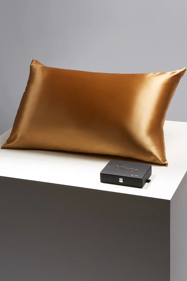 Blissy King 100% Mulberry Silk Pillowcase Gold