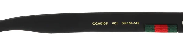 Gucci GG0010S 001 Black Square Sunglasses