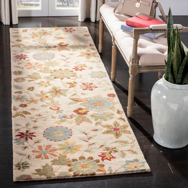 Safavieh Soho Soh702A 7&6x22 x 9&6x22 Ivory, Sage Area Rug