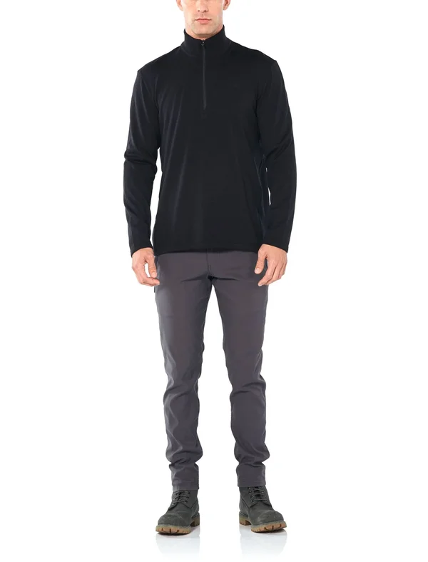 Icebreaker Men's Original LS Half Zip - XL - Black