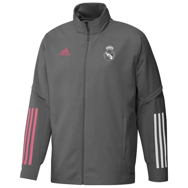 2020-2021 Real Madrid Presentation Jacket (Grey)