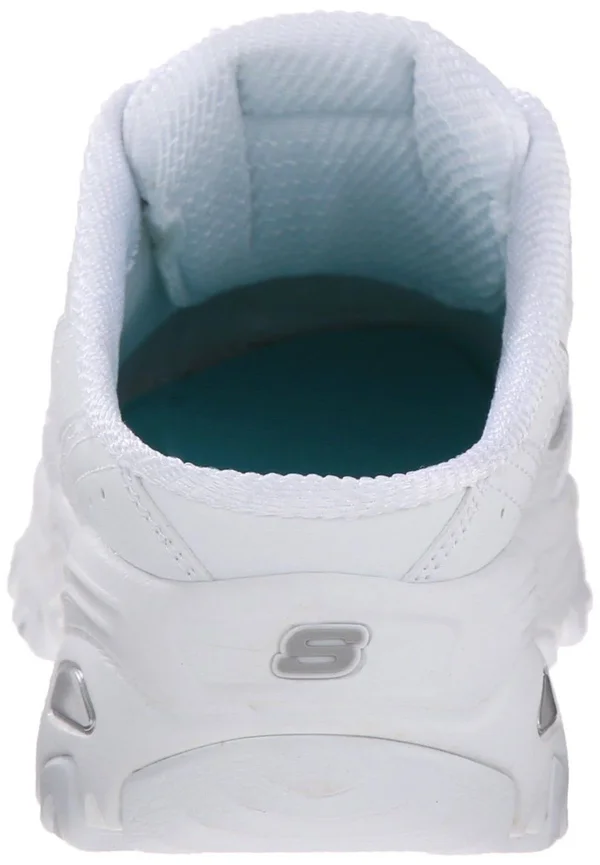 Skechers Women's D&Lites - Bright Sky Sneakers - White - 8
