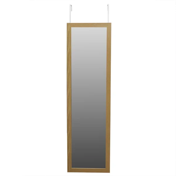Home Basics Over The Door Mirror - Natural