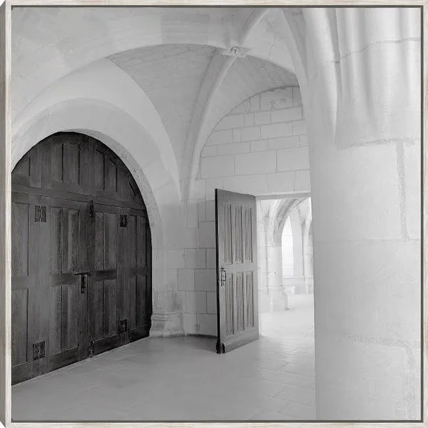 Amboise I Framed Canvas Prints by Alan Blaustein 22X22 Barnwood Fineartcanvas