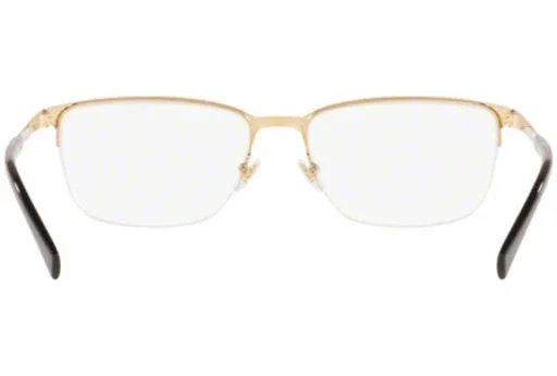 Versace VE1263 Oval Eyeglasses, 53-17-140, 1002-GOLD