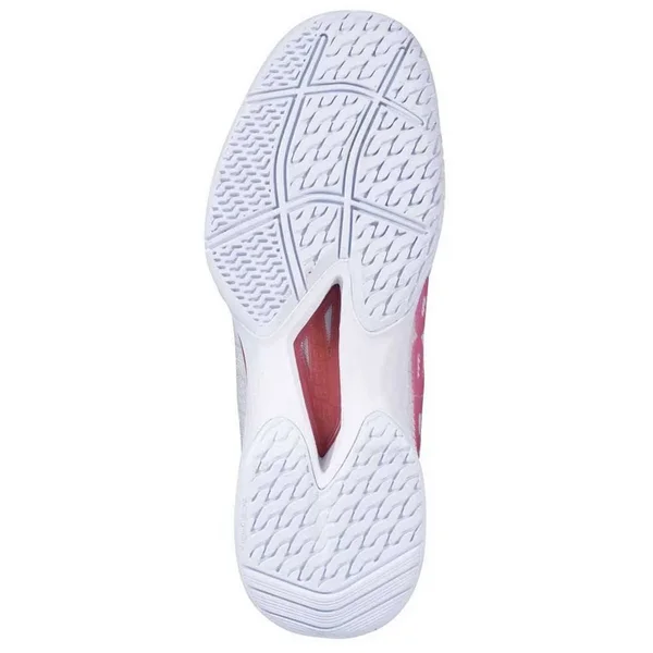 Babolat Women's Jet Mach II All Court Tennis Shoe (white/pink)