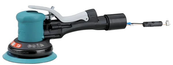 Dynabrade Dual-Grip Random Orbital Sander, 6 in (152 mm) Dia., Central Vacuum for ESD - 58603