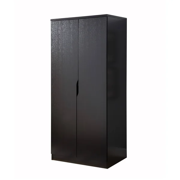 Furniture of America Vidal Modern 2-Door Wardrobe Armoire - Cappuccino