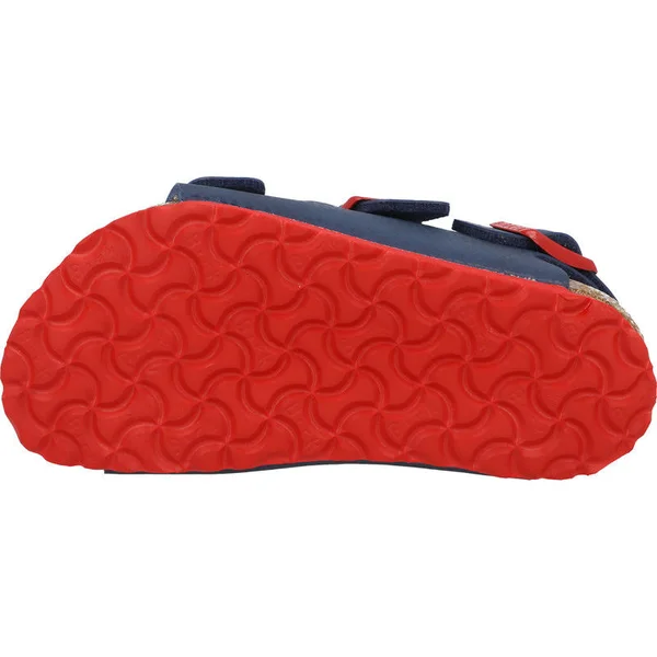 Birkenstock Infant Milano Kids Blue/Red Birko-Flor Strap Sandals