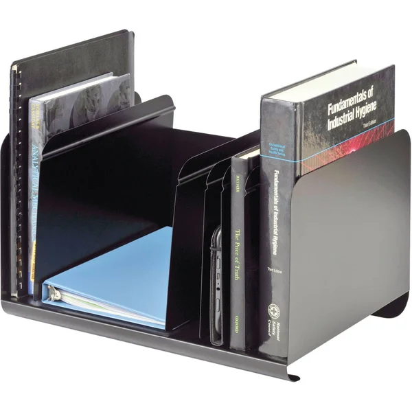 Steelmaster Adjustable Steel Book Rack Black