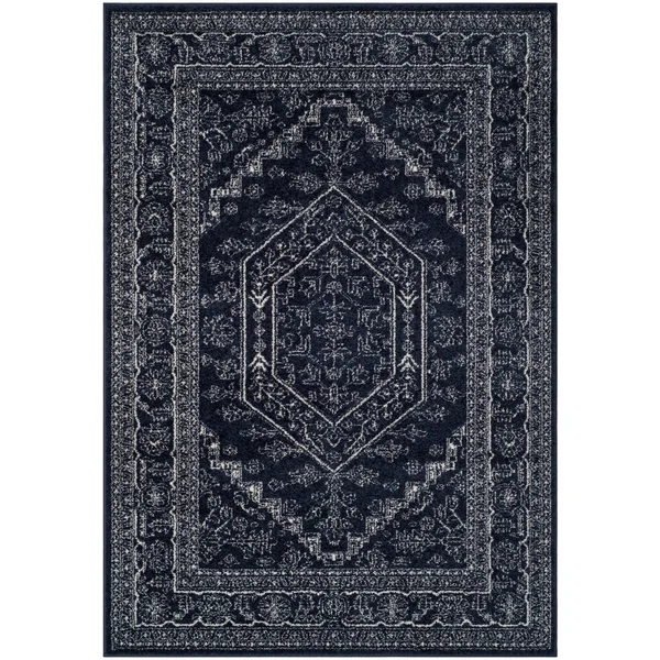 Safavieh 2&-6x22 x 20& Adirondack ADR108S Ivory - Slate Rug