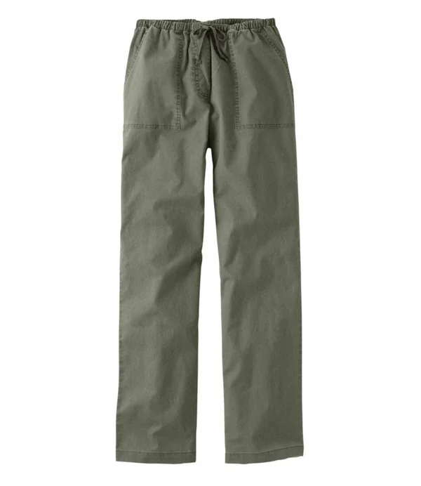 Women's Original Sunwashed Canvas Pants Green 3X, L.L.Bean