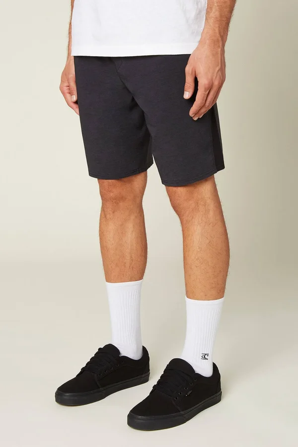 O&Neill Men's Interval Hybrid Shorts - Large, Black