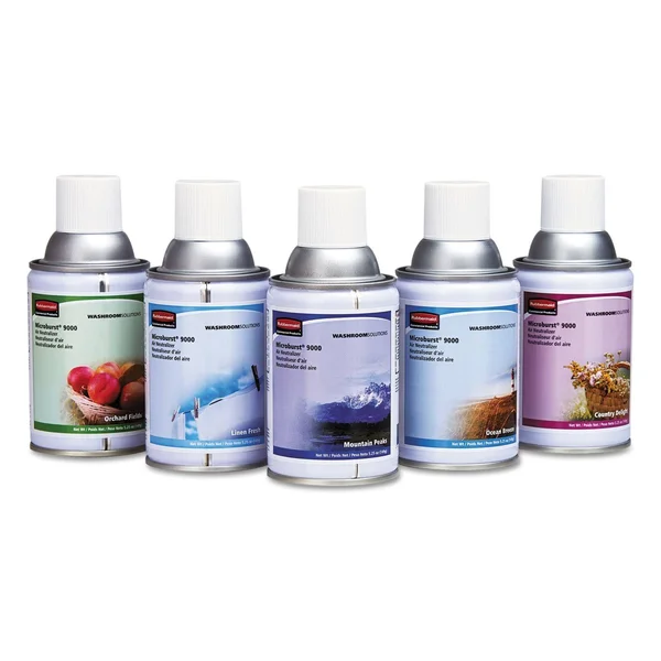 Rubbermaid Commercial Microburst 9000 Air Freshener Refill - Country Delight, 5.3 oz Aerosol