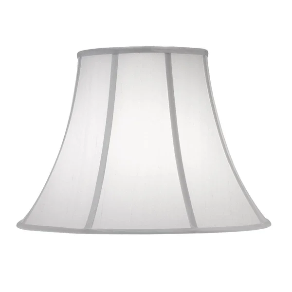 Stiffel ST60 Accessory - 8x17x13 inch Softback Bell Lamp Shade Off White Silk Shantung Finish