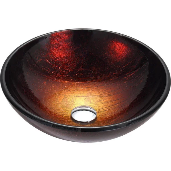 Kraus GV-682 Saturn Glass Vessel Sink - Brown