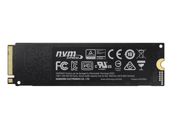 Samsung 970 PRO 1 TB Internal SSD - M.2 2280 - MZ-V7P1T0BW - PCI Express 3.0 x4 (NVMe)
