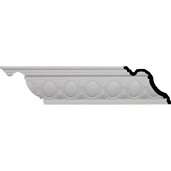 Ekena Millwork MLD06X07X10EG Egg and Dart Crown MOULDING