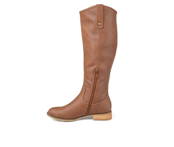 Journee Collection Women's Extra Wide Calf Taven Boot - Brown
