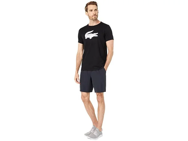 Lacoste Men's Sport Short Sleeve Ultra Dry Croc Graphic T-Shirt