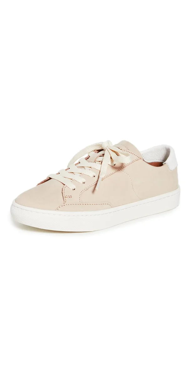 Soludos Ibiza Leather Sneaker - Bisque, 10