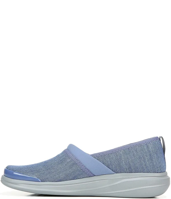 Bzees Coco Women's Slip on Shoes Washed Denim : 10 M