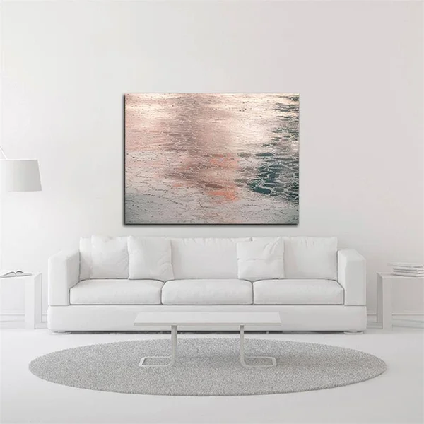 18x22 x 24x22 Silver by PhotoINC Studio Print on Canvas