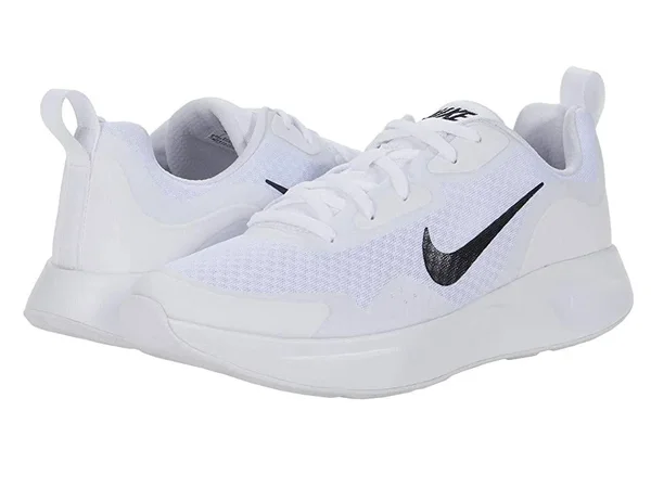 Nike Wearallday White/Black Women's Shoes, Size: 5