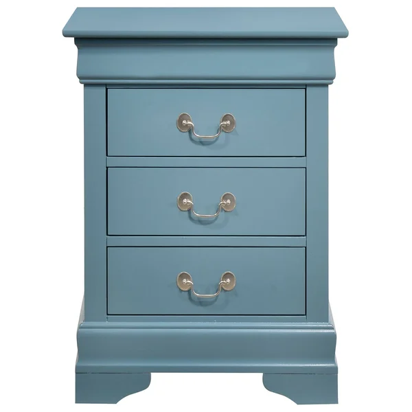 Glory Furniture Louis Phillipe G3150-3N 3 Drawer Nightstand - Black